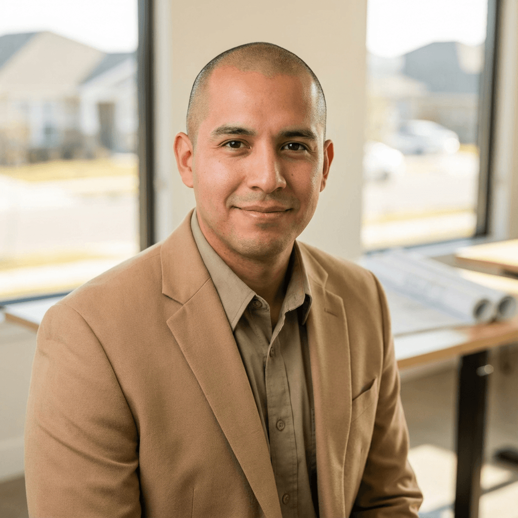 Male realtor in his late 30s